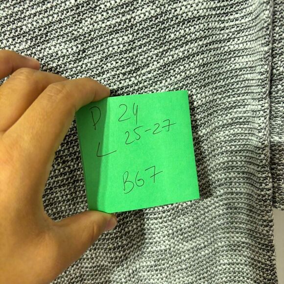 Beyond Yoga Cowl Neck Long Sleeve Hoodie Gray Small Back Slit Knit Pullover Gym - Picture 5 of 5